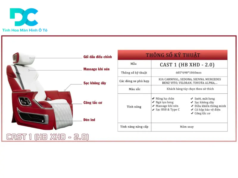 Độ Ghế Limousine Carnival và MVP vip cast 1 