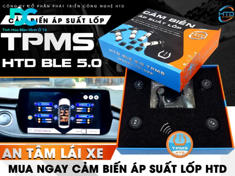 Cảm biến áp suất lốp van ngoài TPMS TP-D22