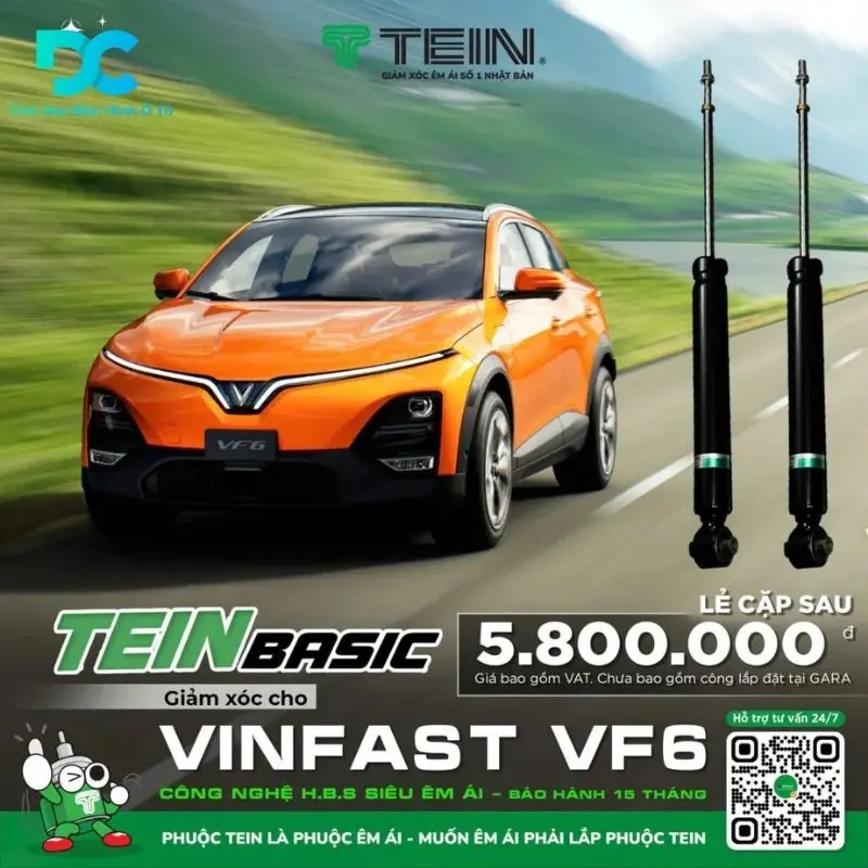 Phuộc  giảm xóc TEIN dành cho  Vinfast VF6 (lẻ cặp sau) 