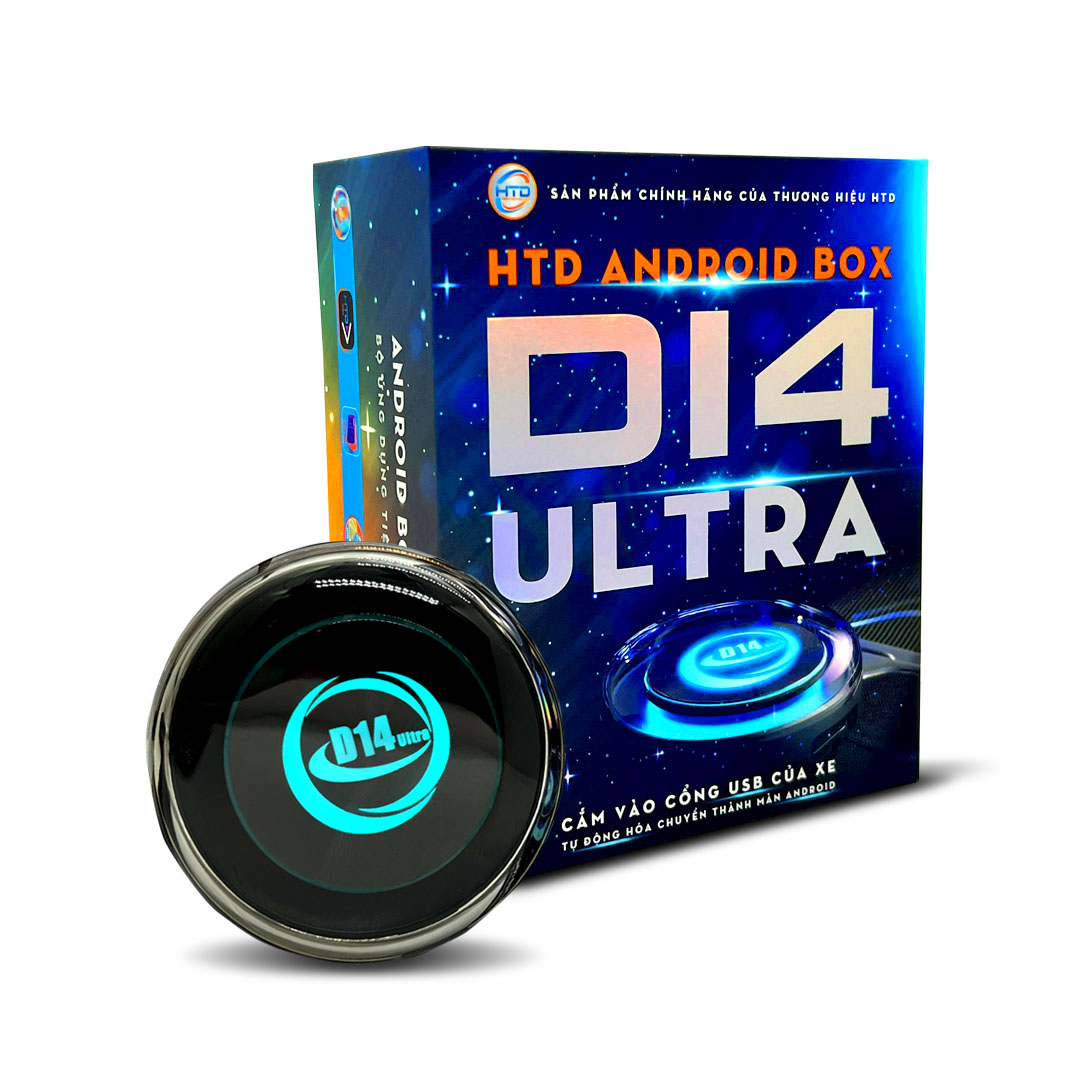 Android box HTD cho ô tô D14 ULTRA