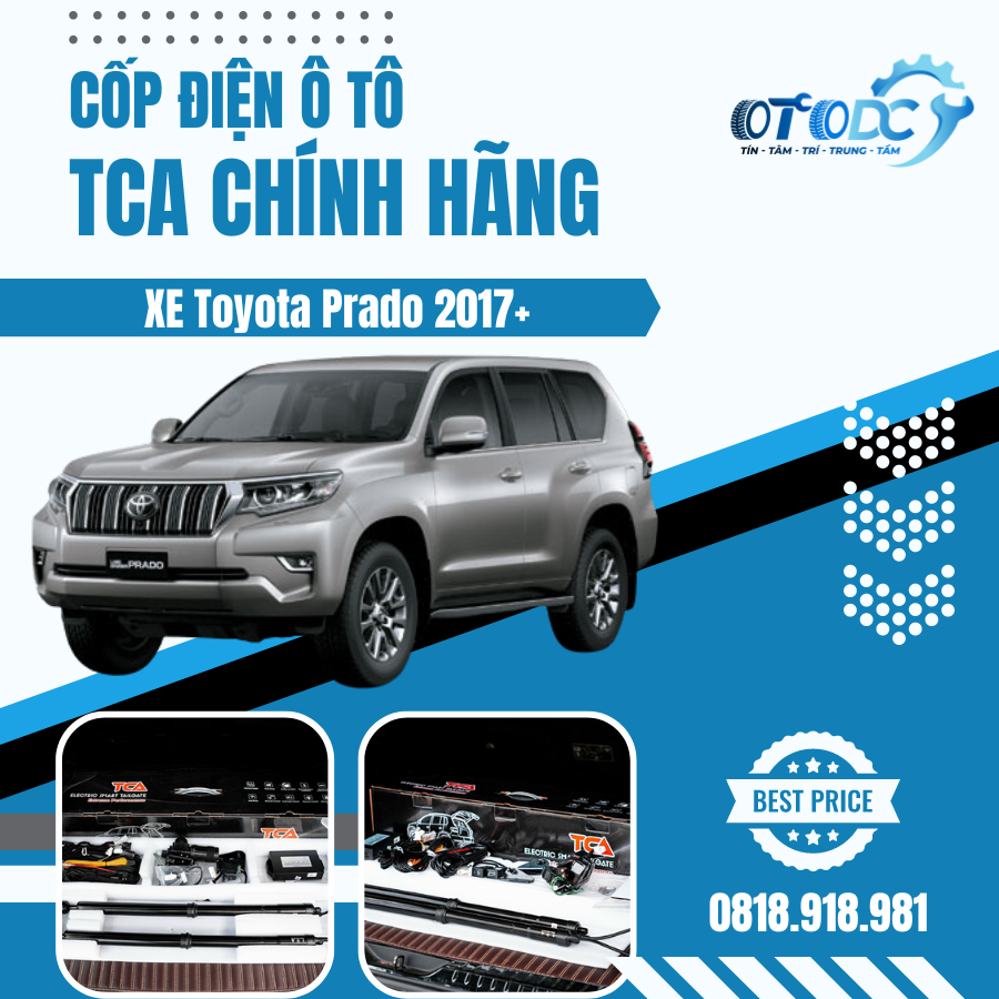 Cốp Điện Toyota Prado 2017+ Hiệu TCA