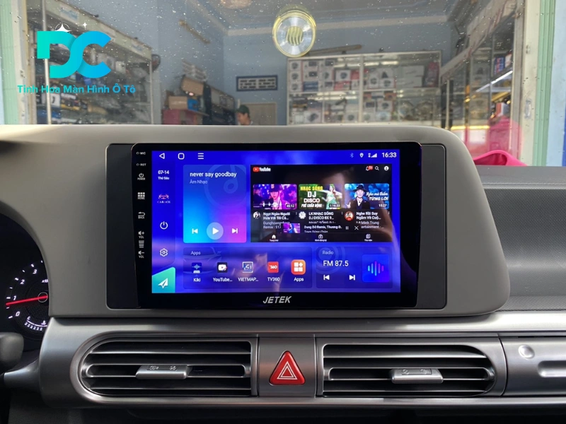 màn hình android jetek cho xe ford ranger