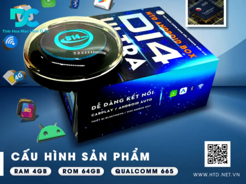 Mua Android Box D14 Ultra tại OTO DC