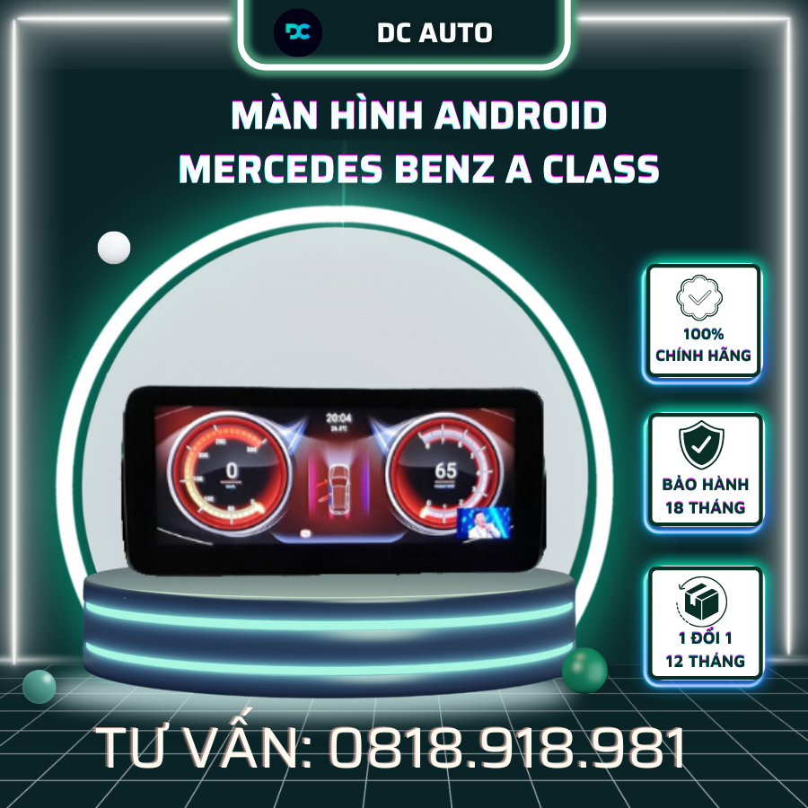 Màn Hình Android Mercedes Benz A class 2011 2018