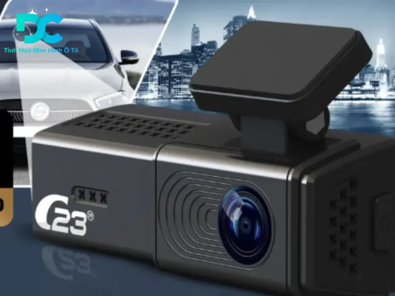 Camera hành trình HTD C-23 độ phân giải 4K tích hợp tính năng ADAS