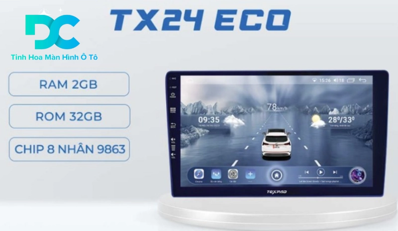 Thông số kỹ thuật chi tiết của màn hình TexPad TX24 Eco