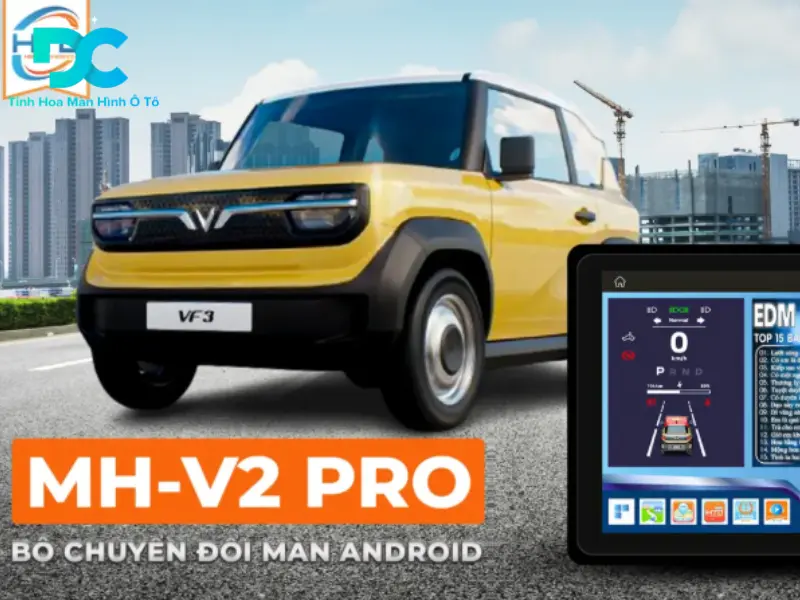 Quy trình lắp đặt bộ chuyển đổi màn hình Android VF3 tại OTO DC