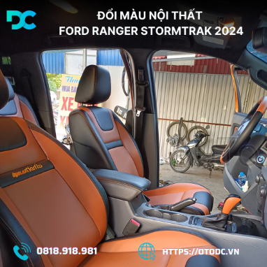 Đổi Màu Nội Thất Ford Ranger Stormtrak 2024 – Tăng Cường Độ Bền, Nâng Cao Đẳng Cấp