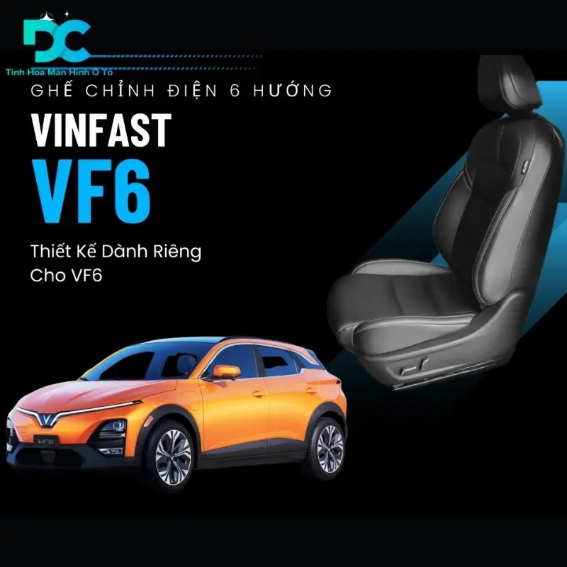 Ghế chỉnh điện VF6 - 6 hướng 