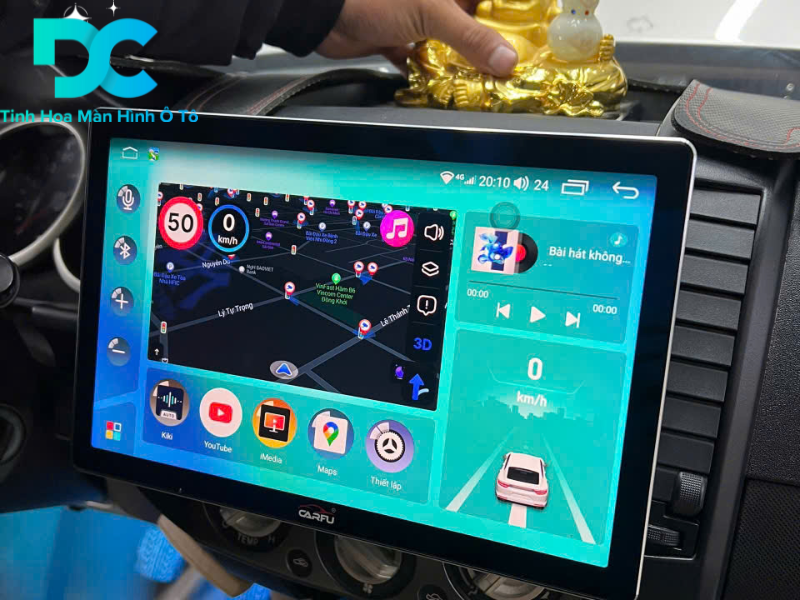Ưu điểm khi nâng cấp màn hình ô tô cho xe 29 chỗ Thaco Town