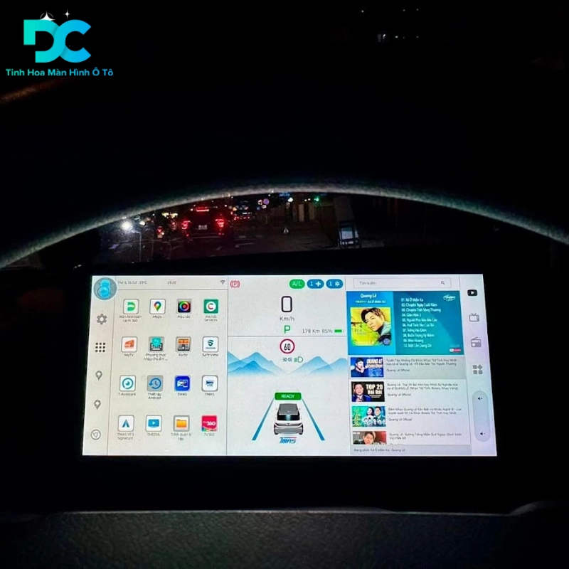 Màn hình Cluster VF 3 Android UTOUR i-10 T500 T600 360