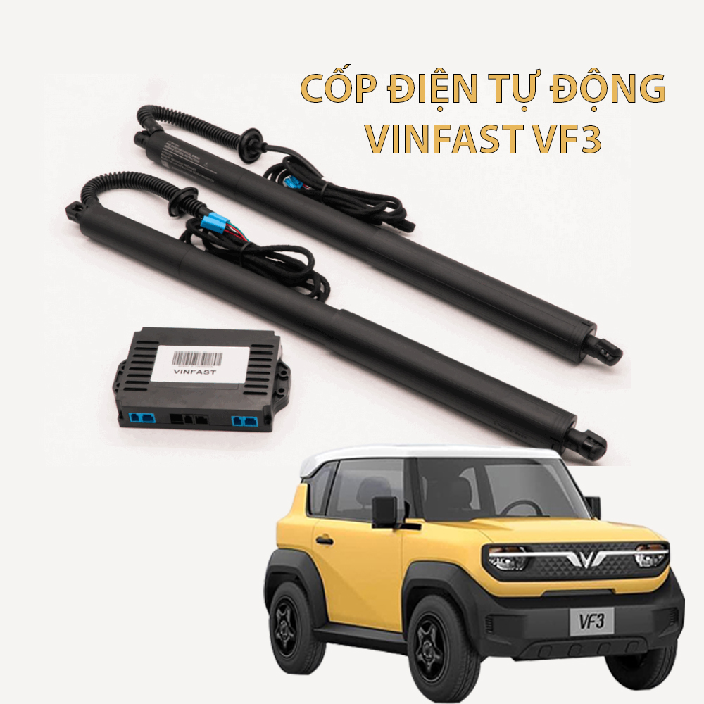 Cốp điện Vinfast VF3- Bấm mở cốp bằng chìa khoá VF 3