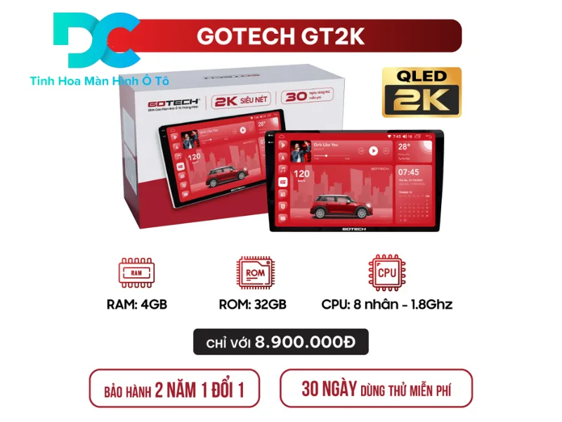 Địa chỉ lắp đặt màn hình Android Gotech uy tín