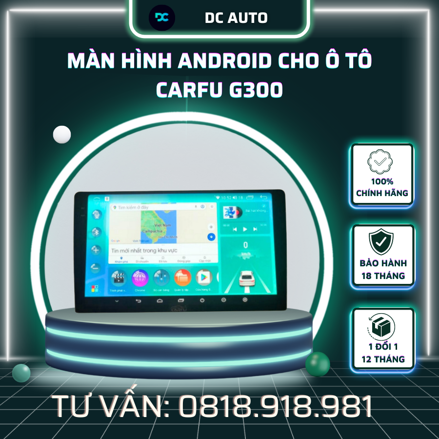 Màn Hình Android cho Ô Tô CARFU G300