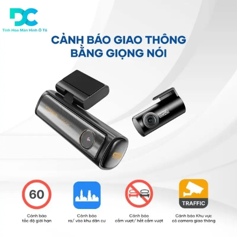 Camera hành trình VIETMAP TS-5K - Cảnh báo giao thông bằng giọng nói 2025