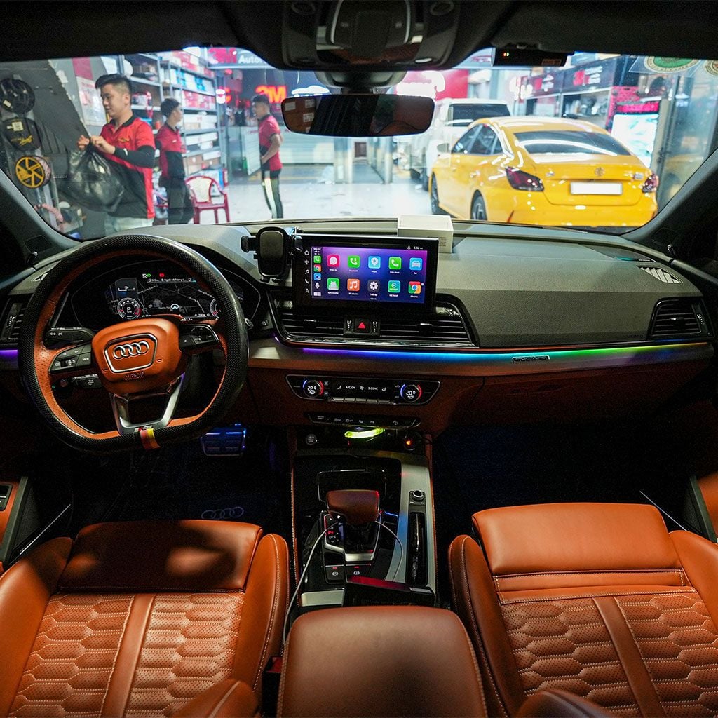 Led viền nội thất theo xe AUDI A4 Q5