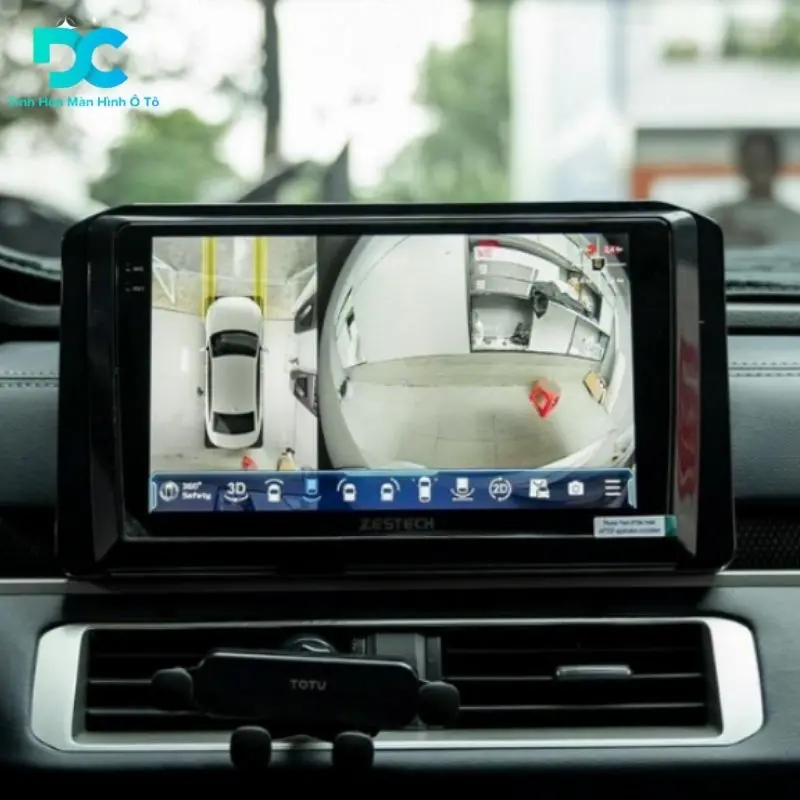 Màn hình Zestech E360 liền camera 360 kèm quà tặng áp suất lốp