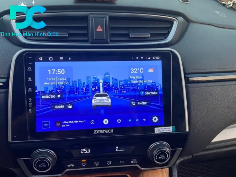 Quy trình lắp đặt màn hình ô tô tại Oto DC