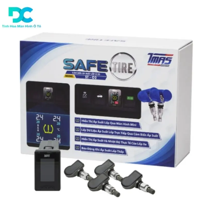 Cảm biến áp suất lốp, kết nối Bluetooth dành cho android box ( van trong )