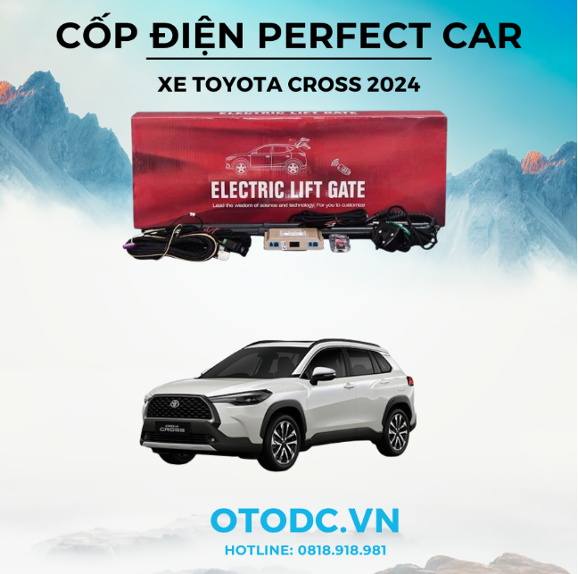 Cốp Điện Xe Toyota Cross 2024 Hiệu Perfect Car 