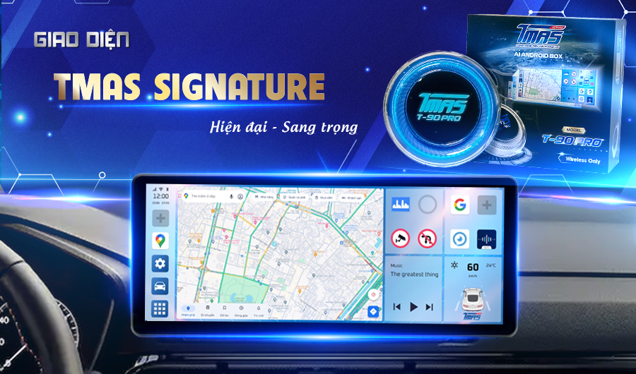 Android AI Box TMAS T-90 PRO dành riêng cho xe BMW