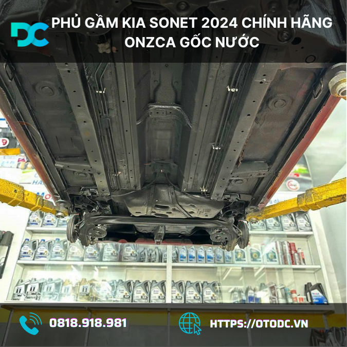 Phủ Gầm Gốc Nước Onzca Chính Hãng cho Kia Sonet 2024 –  Phủ Gầm Tiêu Chuẩn 5 Sao