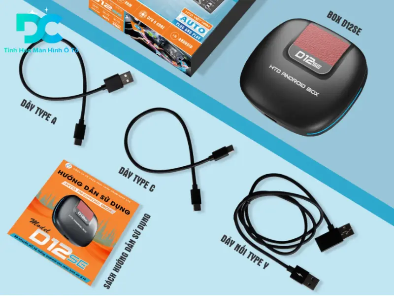 Android box HTD cho ô tô D12SE 