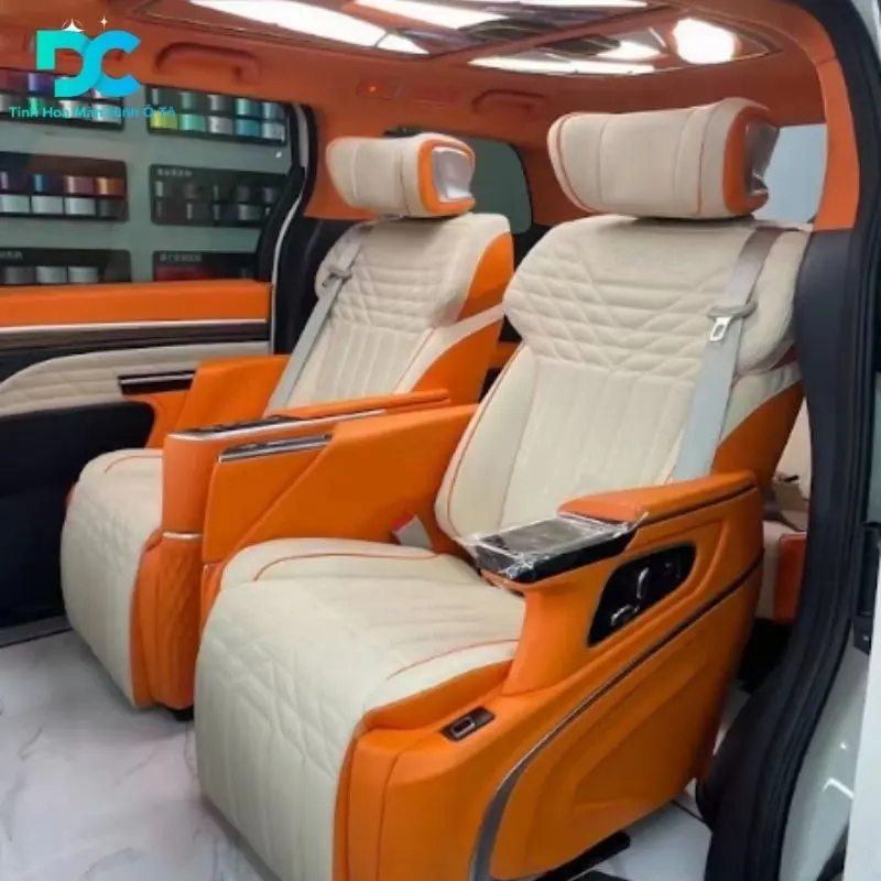 Độ Ghế Limousine Kia Carnival và các MVP mẫu VIP CAST 1 - Tặng kèm sàn đá