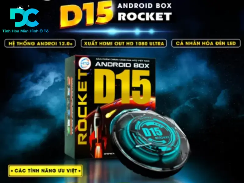 Android box cho ô tô D15 Rocket