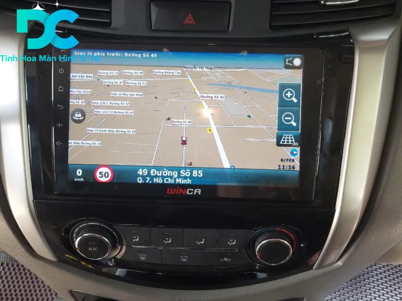 Màn hình liền camera 360 cho xe Nissan