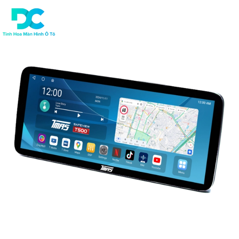 Tổng quan về màn hình Android TMAS Safeview T500 LUX 12.3 inch
