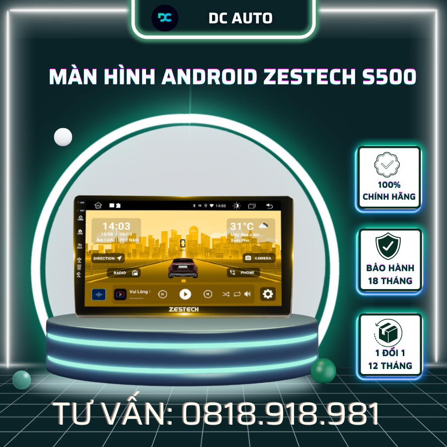 Màn Hình Android Zestech S500 