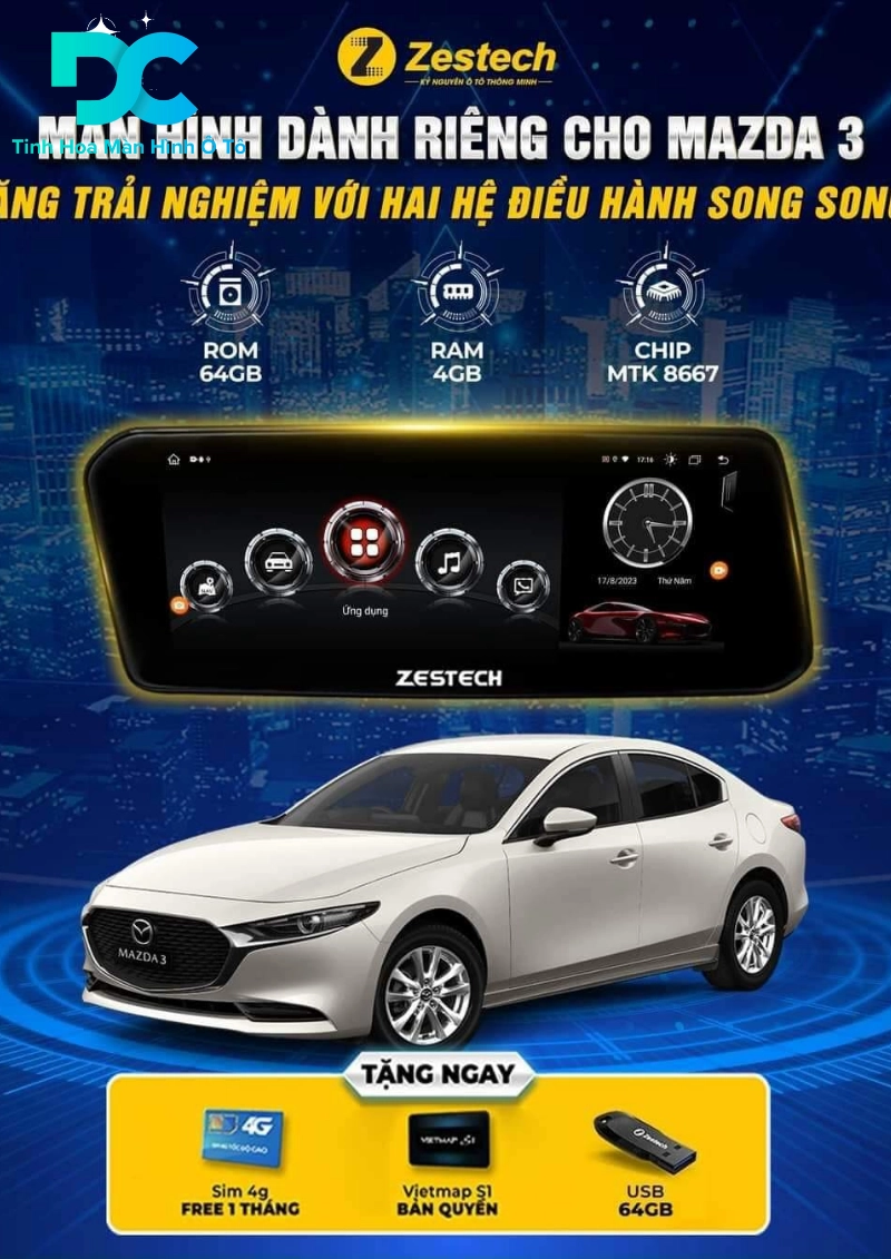 Thông số kỹ thuật chung (Phiên bản 4-64 GB có Camera 360)