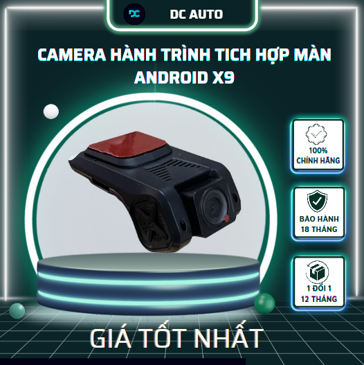 Camera Hành Trình Tich Hợp Màn Android X9