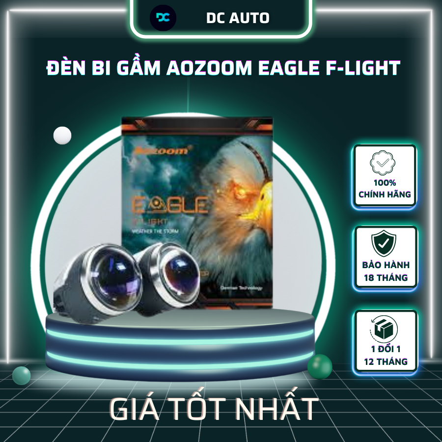 BI GẦM LED EAGLE F- LIGHT AOZOOM CHÍNH HÃNG , BH 3 Năm