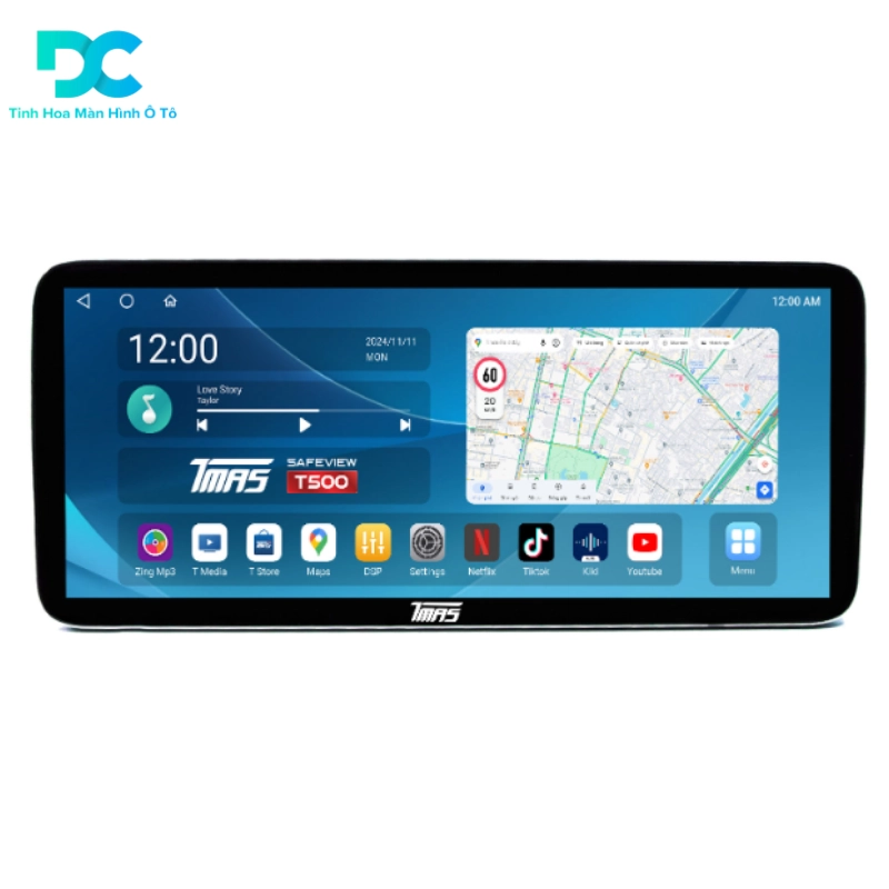 Màn hình Andoid TMAS Safeview T500 LUX 12.3inch ram 4-32GB