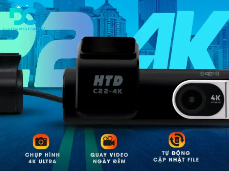Hướng dẫn lắp đặt camera hành trình C22-4K
