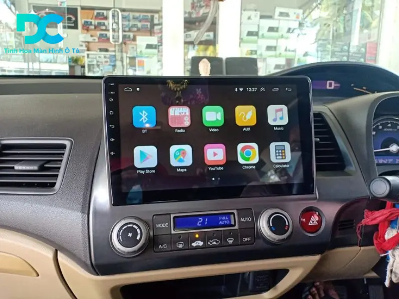 Lắp đặt màn hình Android cho xe Honda