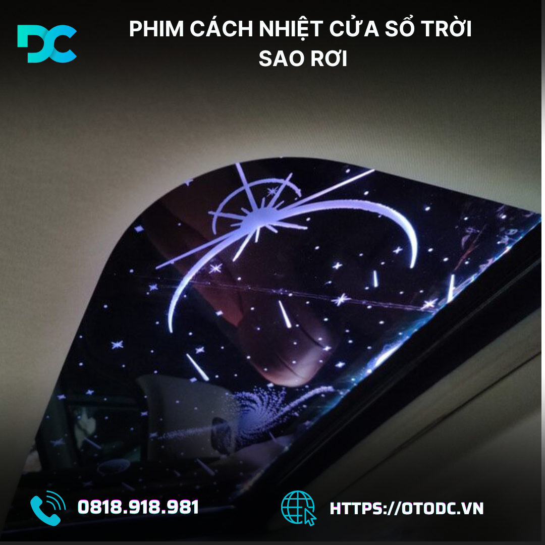 Phim Cách Nhiệt Cửa Sổ Trời Sao Rơi | Giá Tốt Nhất