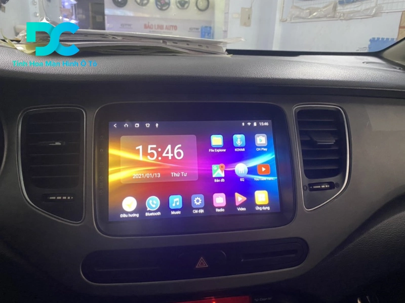 màn hình android cho kia rondo thương hiệu kovar