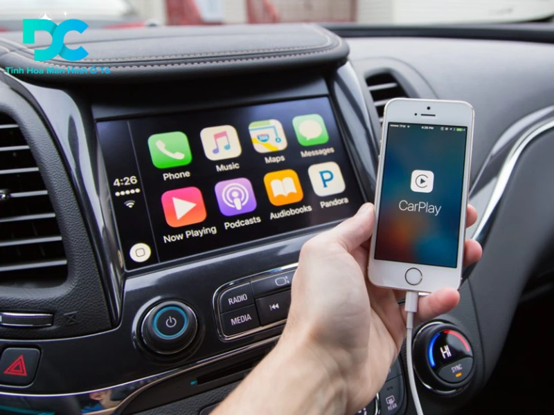 Lắp đặt màn hình ô tô có Apple CarPlay