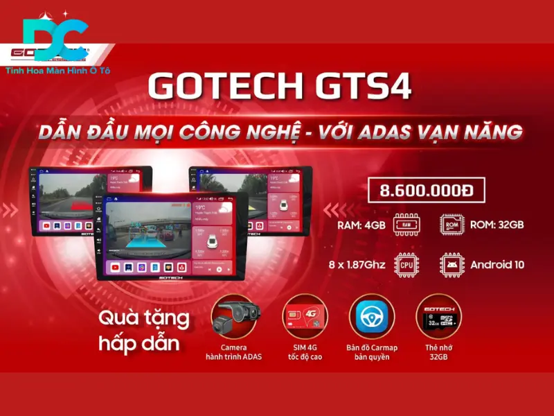 Gotech GTS4 kèm quà tặng hấp dẫn