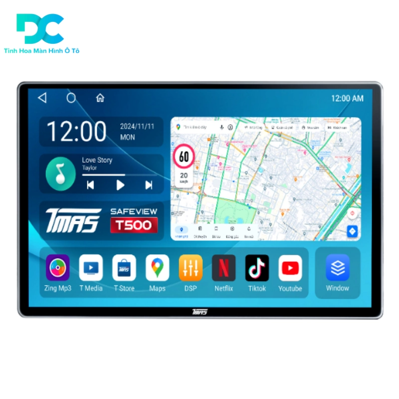 Màn hình Andoid TMAS Safeview T500 PRO 11.5inch ram 4-32GB