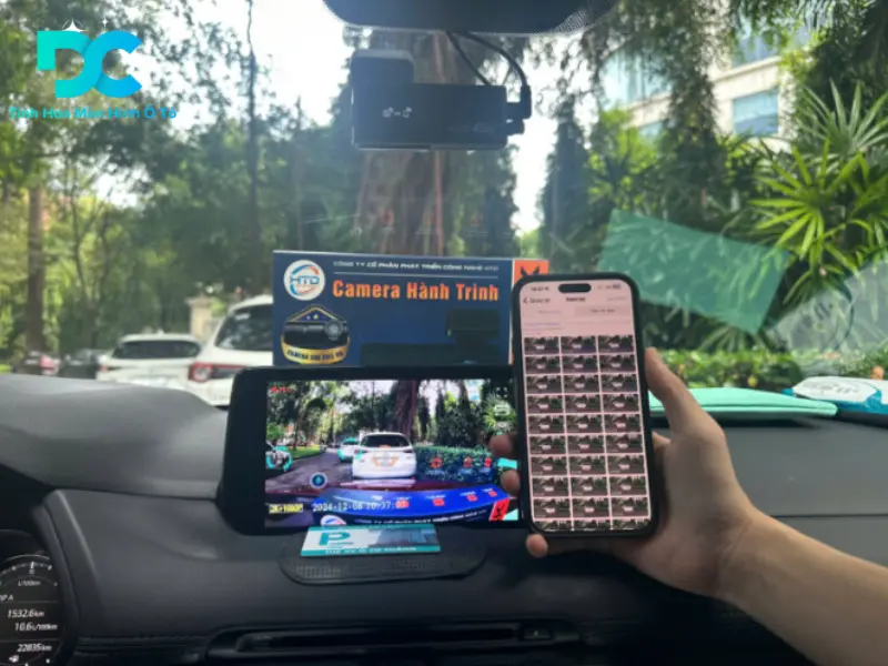 Camera hành trình C23 Dual 2K ghi hình trước sau