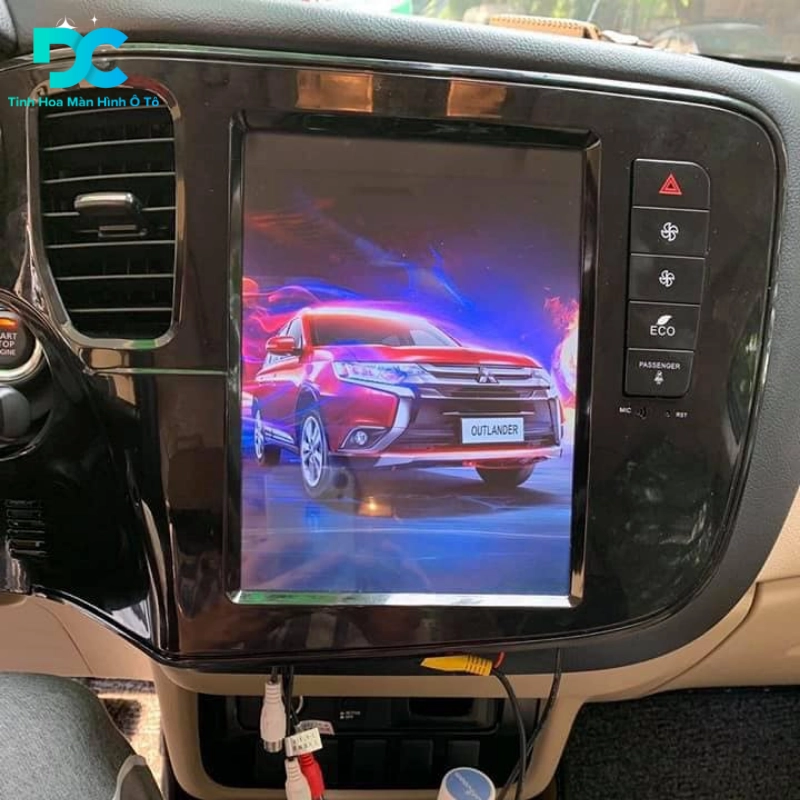 Màn hình android Tesla Outlander 2014 - 2021 liền camera 360