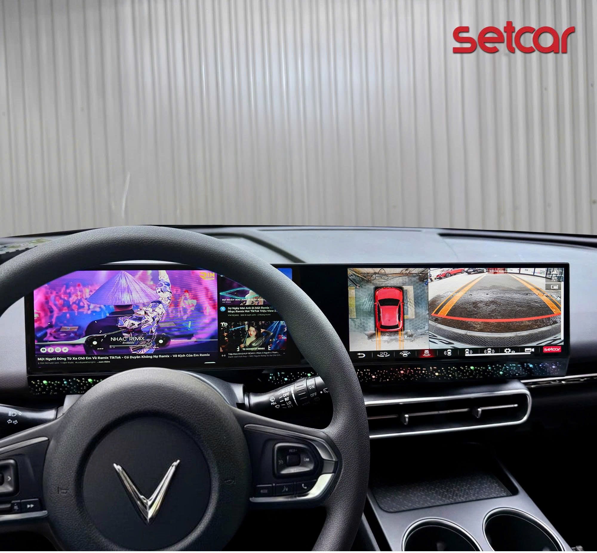 Màn Hình Dài Android SETCAR Vinfast Limo Green/ MVP7