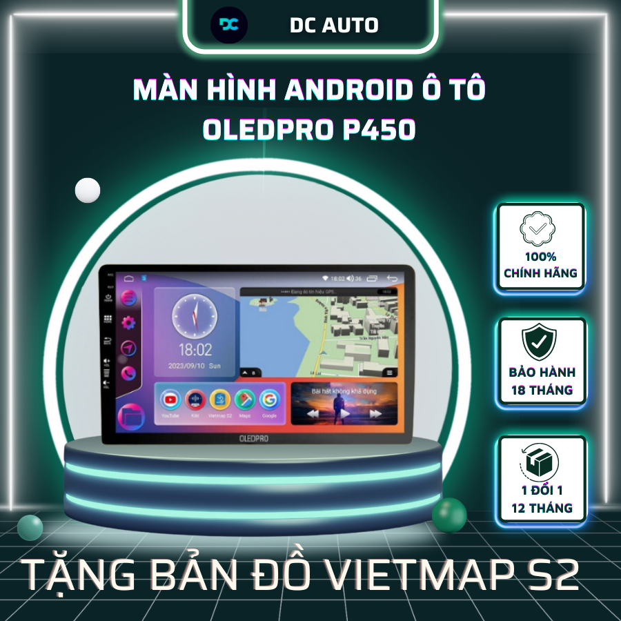 Màn hình Android ô tô OledPro ECO P450