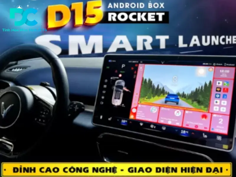 Android box cho ô tô D15 Rocket