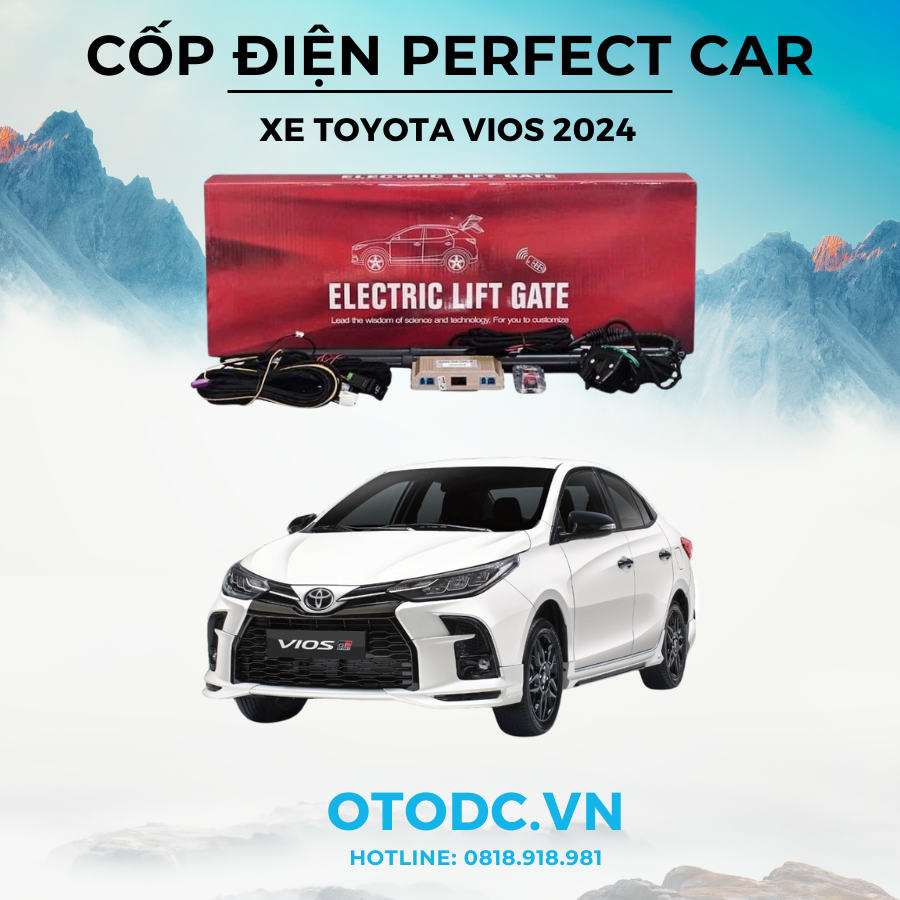 Cốp Điện Xe Toyota Vios 2024 Chính Hãng Perfect Car
