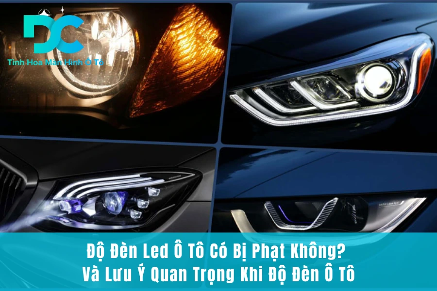 Độ Đèn Led Ô Tô Có Bị Phạt Không? Và Lưu Ý Quan Trọng Khi Độ Đèn Ô Tô